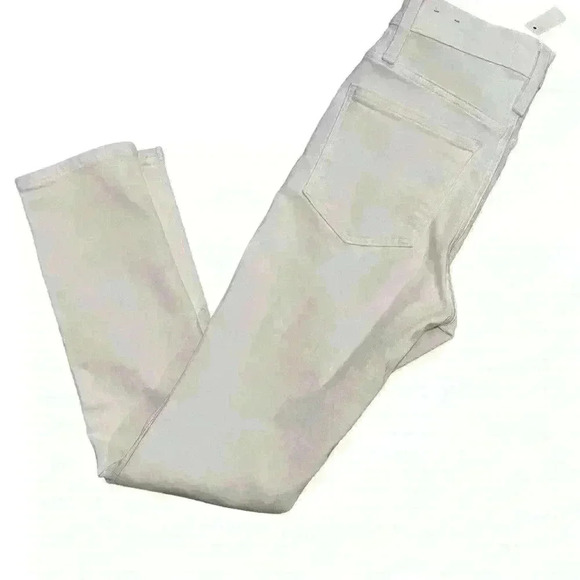 Madewell 10” high rise white skinny crop size 23 - Picture 6 of 14